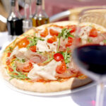 Steinofen Pizza im Eiscafé-Pizzeria-Hotel Rialto