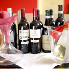 Italienische Weine im Eiscafé-Pizzeria-Hotel Rialto